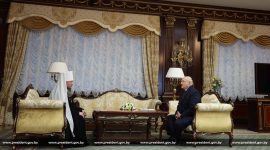 Президент Беларуси  провел встречу с Митрополитом Минским и Заславским Вениамином, Патриаршим Экзархом всея Беларуси