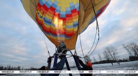 В Минске запустили аэростаты с целью установить рекорд по дальности полета