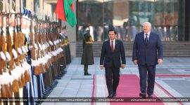 Переговоры с Председателем Государственного административного совета, Премьер-министром Республики Союз Мьянма Мин Аун Хлайном