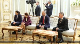 Александр Лукашенко  встретился с председателем Вече народов Республики Сербской Боснии и Герцеговины Сребренкой Голич