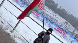 Полные трибуны и потрясающая  поддержка. Солигорская делегация на «Минской лыжне-2025» в Раубичах