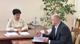 Член постоянной комиссии Совета Республики Национального собрания Республики Беларусь по международным делам и национальной безопасности Алла Смоляк посетила Солигорск