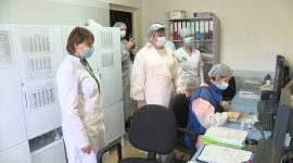 Член постоянной комиссии Совета Республики Национального собрания Республики Беларусь по международным делам и национальной безопасности Алла Смоляк посетила Солигорск