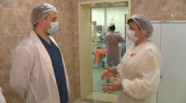 Член постоянной комиссии Совета Республики Национального собрания Республики Беларусь по международным делам и национальной безопасности Алла Смоляк посетила Солигорск