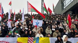 Полные трибуны и потрясающая  поддержка. Солигорская делегация на «Минской лыжне-2025» в Раубичах