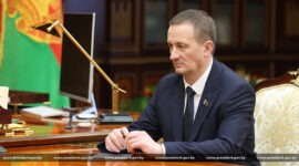Президент Беларуси Александр Лукашенко  принял с докладом Премьер-министра Александра Турчина