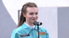 Районный митинг и возложение цветов к памятнику «Скорбящая мать». Фоторепортаж