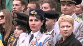 Районный митинг и возложение цветов к памятнику «Скорбящая мать». Фоторепортаж