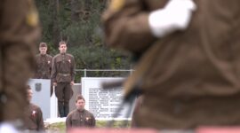 Районный митинг и возложение цветов к памятнику «Скорбящая мать». Фоторепортаж