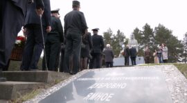 Районный митинг и возложение цветов к памятнику «Скорбящая мать». Фоторепортаж