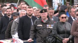 Районный митинг и возложение цветов к памятнику «Скорбящая мать». Фоторепортаж