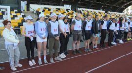 Готовы к труду и обороне! На стадионе «Шахтер» прошла сдача Государственного физкультурно-оздоровительного комплекса. И это было незабываемо!