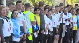 Готовы к труду и обороне! На стадионе «Шахтер» прошла сдача Государственного физкультурно-оздоровительного комплекса. И это было незабываемо!