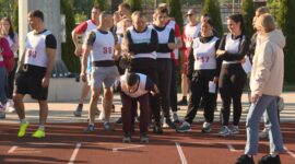 Готовы к труду и обороне! На стадионе «Шахтер» прошла сдача Государственного физкультурно-оздоровительного комплекса. И это было незабываемо!