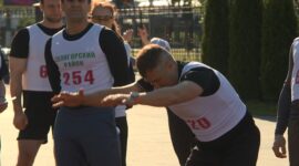 Готовы к труду и обороне! На стадионе «Шахтер» прошла сдача Государственного физкультурно-оздоровительного комплекса. И это было незабываемо!