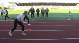 Готовы к труду и обороне! На стадионе «Шахтер» прошла сдача Государственного физкультурно-оздоровительного комплекса. И это было незабываемо!