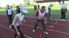 Готовы к труду и обороне! На стадионе «Шахтер» прошла сдача Государственного физкультурно-оздоровительного комплекса. И это было незабываемо!