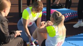 Готовы к труду и обороне! На стадионе «Шахтер» прошла сдача Государственного физкультурно-оздоровительного комплекса. И это было незабываемо!