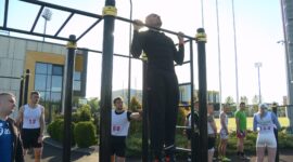 Готовы к труду и обороне! На стадионе «Шахтер» прошла сдача Государственного физкультурно-оздоровительного комплекса. И это было незабываемо!