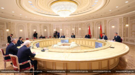 Встреча с губернатором Астраханской области России Игорем Бабушкиным