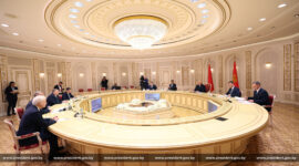 Встреча с губернатором Астраханской области России Игорем Бабушкиным