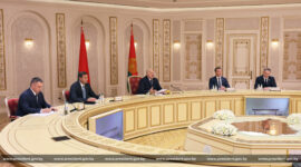 Встреча с губернатором Астраханской области России Игорем Бабушкиным