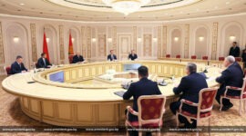 Встреча с губернатором Астраханской области России Игорем Бабушкиным