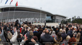 Александр Лукашенко принял участие в торжественной церемонии открытия Международного выставочного центра в Минске