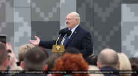 Александр Лукашенко принял участие в торжественной церемонии открытия Международного выставочного центра в Минске