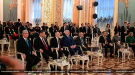 Посещение концерта в Кремле для глав зарубежных делегаций