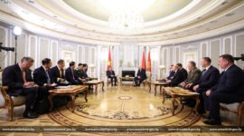 Встреча Президента Беларуси Александра Лукашенко и Генерального секретаря Центрального комитета Коммунистической партии Вьетнама То Лама проходит сегодня