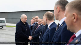 Посещение деревоперерабатывающего комплекса "Лясковичи" в Петриковском районе