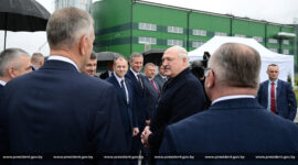 Посещение деревоперерабатывающего комплекса "Лясковичи" в Петриковском районе