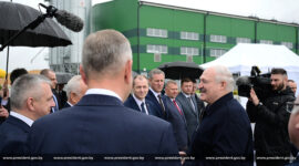 Посещение деревоперерабатывающего комплекса "Лясковичи" в Петриковском районе