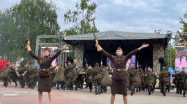 Хореографическое представление «Цветы Великой Победы». Фоторепортаж