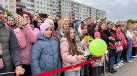 Хореографическое представление прямо сейчас на площади!