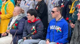 Районный митинг и возложение цветов к памятнику «Скорбящая мать». Фоторепортаж