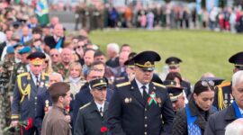 Районный митинг и возложение цветов к памятнику «Скорбящая мать». Фоторепортаж