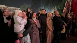 Тысячи жителей и гостей Солигорщины присоединились к акции "Споем День Победы вместе!"