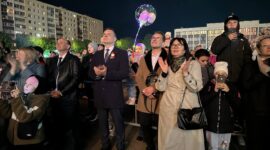 Тысячи жителей и гостей Солигорщины присоединились к акции "Споем День Победы вместе!"