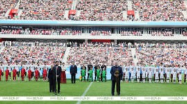 Лукашенко: Национальный футбольный стадион будет символом крепкой белорусско-китайской дружбы