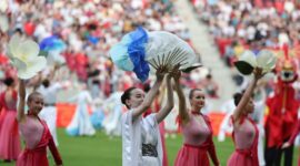 Лукашенко открыл Национальный футбольный стадион. Чем запомнилось открытие новой спортивной арены?