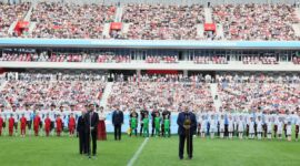 Лукашенко открыл Национальный футбольный стадион. Чем запомнилось открытие новой спортивной арены?