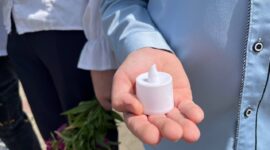 Первый заместитель председателя Солигорского райисполкома Никита Реут принял участие в митинге в аг. Кривичи