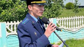 Первый заместитель председателя Солигорского райисполкома Никита Реут принял участие в митинге в аг. Кривичи