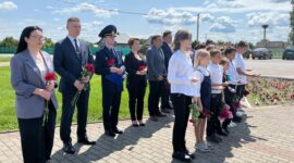 Первый заместитель председателя Солигорского райисполкома Никита Реут принял участие в митинге в аг. Кривичи