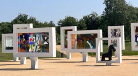 Участники V Форума медийного сообщества Беларуси возложили цветы к мемориалу «Детям — жертвам войны»