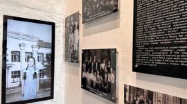 Участники V Форума медийного сообщества Беларуси возложили цветы к мемориалу «Детям — жертвам войны»