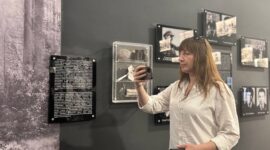 Участники V Форума медийного сообщества Беларуси возложили цветы к мемориалу «Детям — жертвам войны»