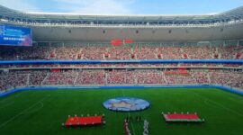 Молодежные сборные Беларуси и Китая сыграли вничью – 1:1 – в первом матче на Национальном футбольном стадионе в Минске